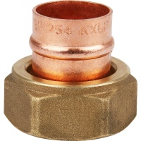 Solder Ring Straight Cylinder Union 22mm